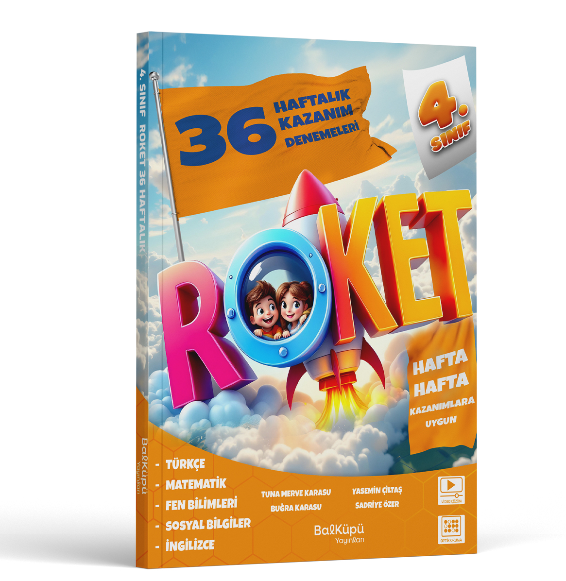 Artı Bir Yayınları - 4.Sınıf Roket 36 Haftalık Kazanım Denemeleri