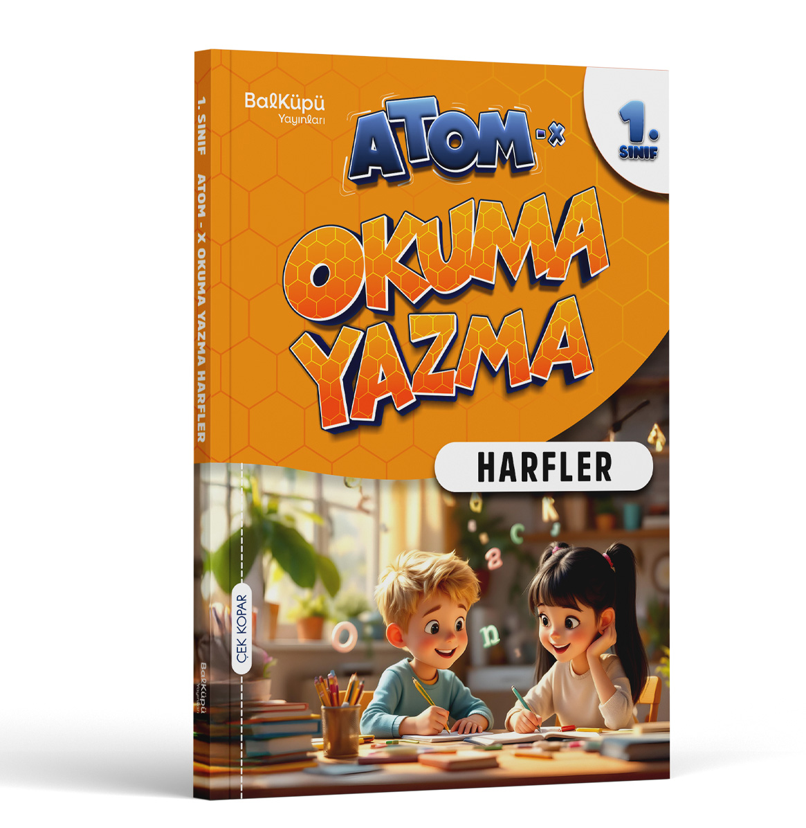 Artı Bir Yayınları - 1.Sınıf Atom Okuma Yazma (Harfler)